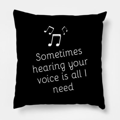 Sometimes Hearing Your Voice Is All I Need Lovely  Throw Pillow Official Omar Apollo Merch