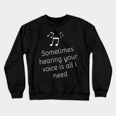 Sometimes Hearing Your Voice Is All I Need Lovely  Crewneck Sweatshirt Official Omar Apollo Merch