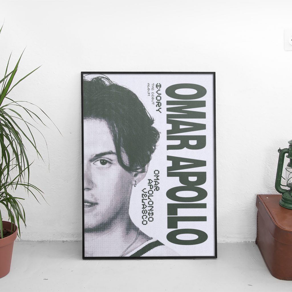 Ivory Omar Apollo Retro Poster - Omar Apollo Shop