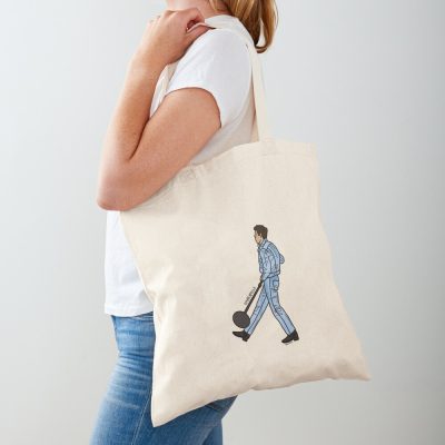 Omar Apollo Blue Suit Tote Bag Official Omar Apollo Merch