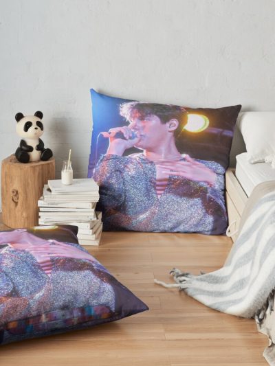 Omar Apollo Throw Pillow Official Omar Apollo Merch