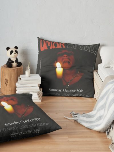 Omar Apollo Throw Pillow Official Omar Apollo Merch