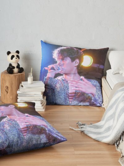 Omar Apollo Throw Pillow Official Omar Apollo Merch