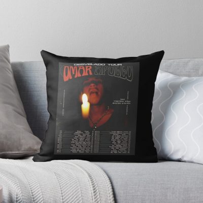 Omar Apollo Throw Pillow Official Omar Apollo Merch