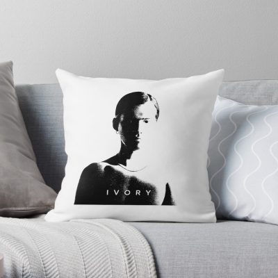 Omar Apollo Tour Merch Omar Apollo Ivory Throw Pillow Official Omar Apollo Merch