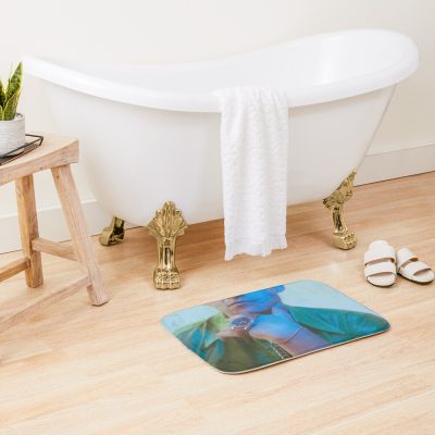 Omar Apollo Photo Bath Mat Official Omar Apollo Merch