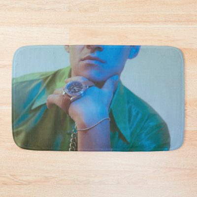 Omar Apollo Photo Bath Mat Official Omar Apollo Merch