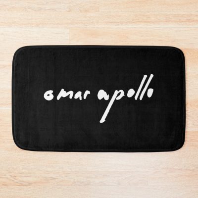 Omar Apollo Tour Merch Omar Apollo Logo Bath Mat Official Omar Apollo Merch