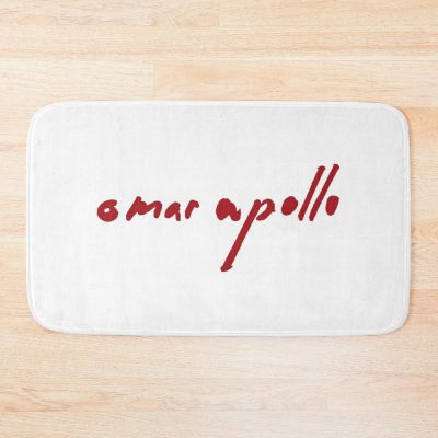 Omar Apollo Tour Merch Omar Apollo Logo Bath Mat Official Omar Apollo Merch