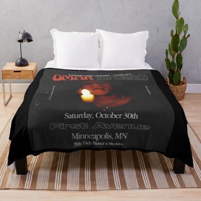 Omar Apollo Throw Blanket Official Omar Apollo Merch