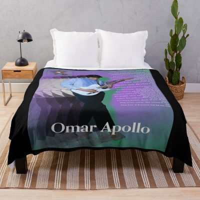 Omar Apollo Throw Blanket Official Omar Apollo Merch