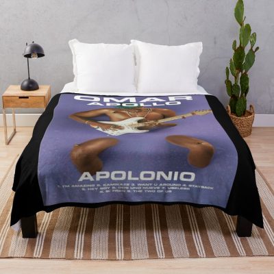 Omar Apollo Throw Blanket Official Omar Apollo Merch