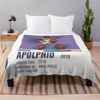 Omar Apollo Throw Blanket Official Omar Apollo Merch