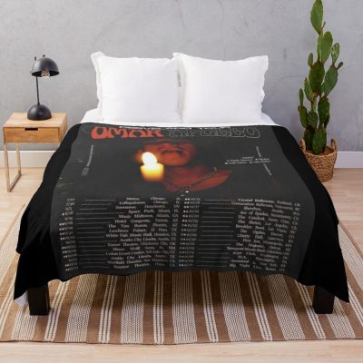 Omar Apollo Throw Blanket Official Omar Apollo Merch