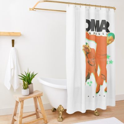 Omar Apollo Shower Curtain Official Omar Apollo Merch