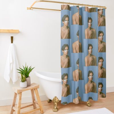 Omar Apollo Shower Curtain Official Omar Apollo Merch