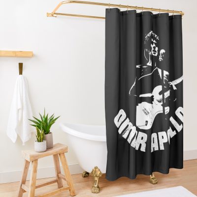 Omar Apollo Singer-Songwriter Designs Shower Curtain Official Omar Apollo Merch