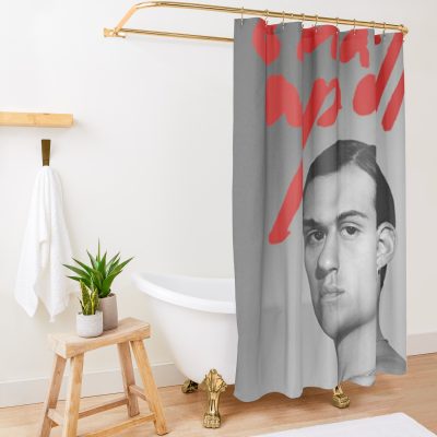 Omar Apollo Cover Shower Curtain Official Omar Apollo Merch