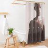 Ivory Omar Apollo Album Cover Shower Curtain Official Omar Apollo Merch