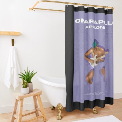 Omar Apollo Shower Curtain Official Omar Apollo Merch