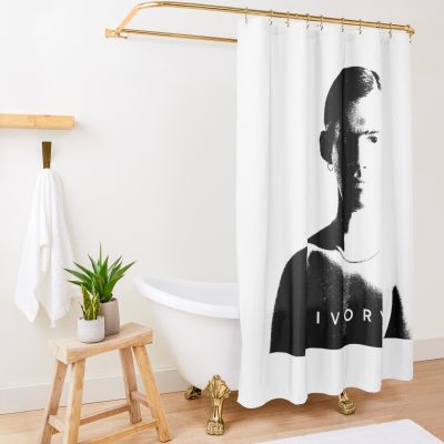 Omar Apollo Tour Merch Omar Apollo Ivory Shower Curtain Official Omar Apollo Merch