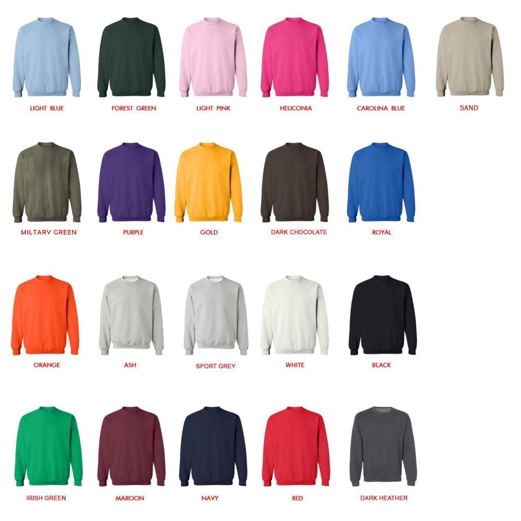 sweatshirt color chart - Omar Apollo Shop